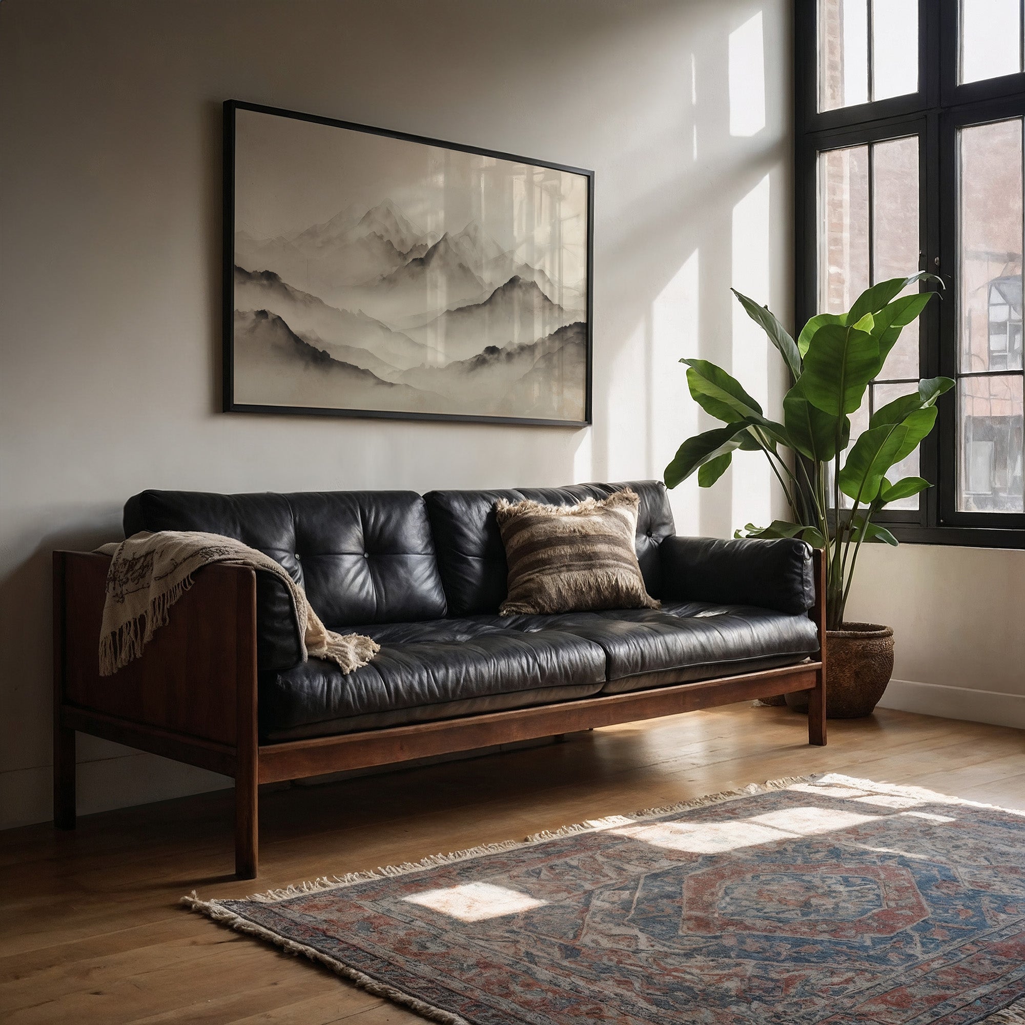 Mountains Rest In Morning Mist