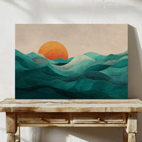 Sunset Over Whispering Waters