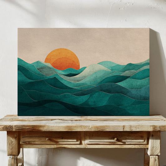 Sunset Over Whispering Waters