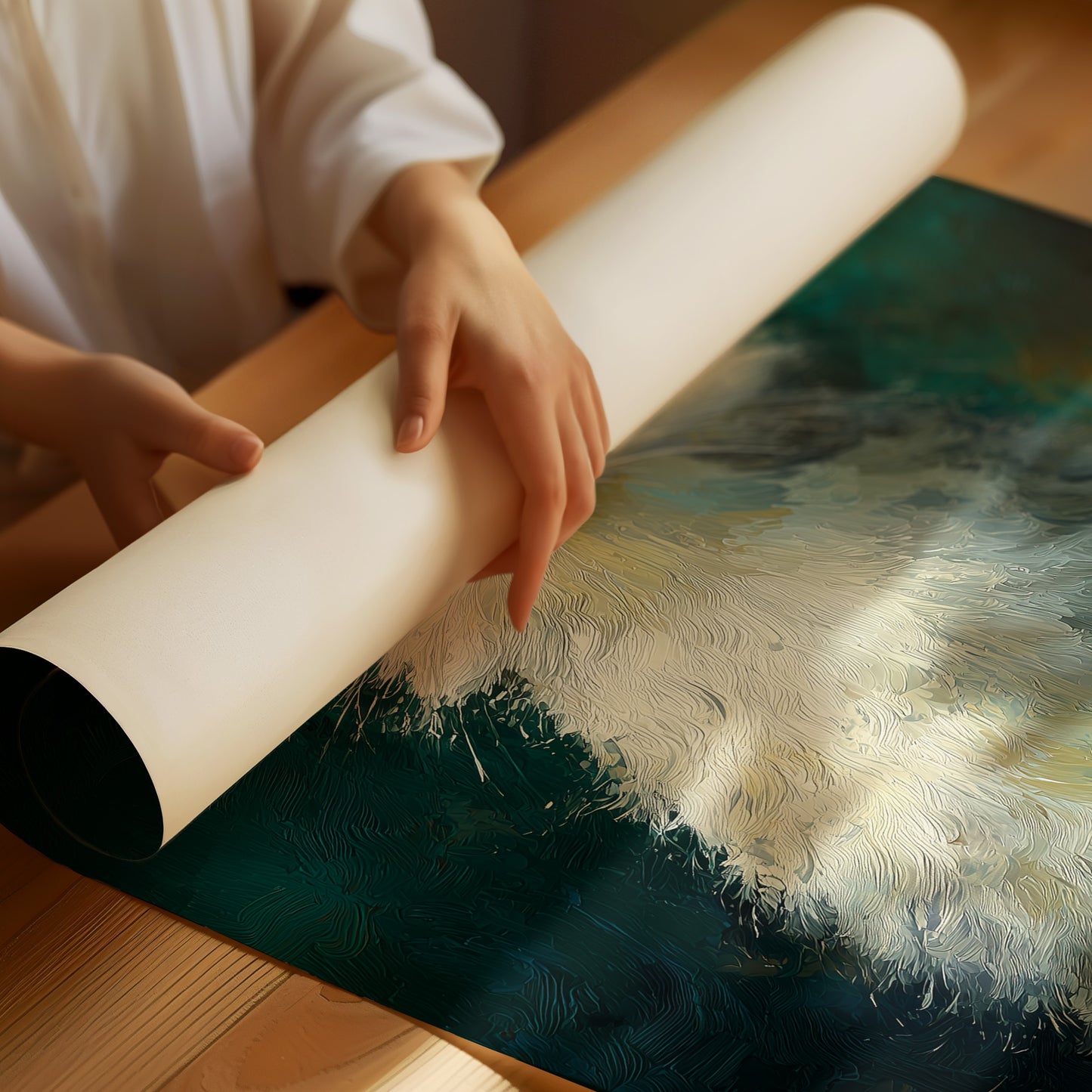 Emerald Eyes Meet Midnight Wonder