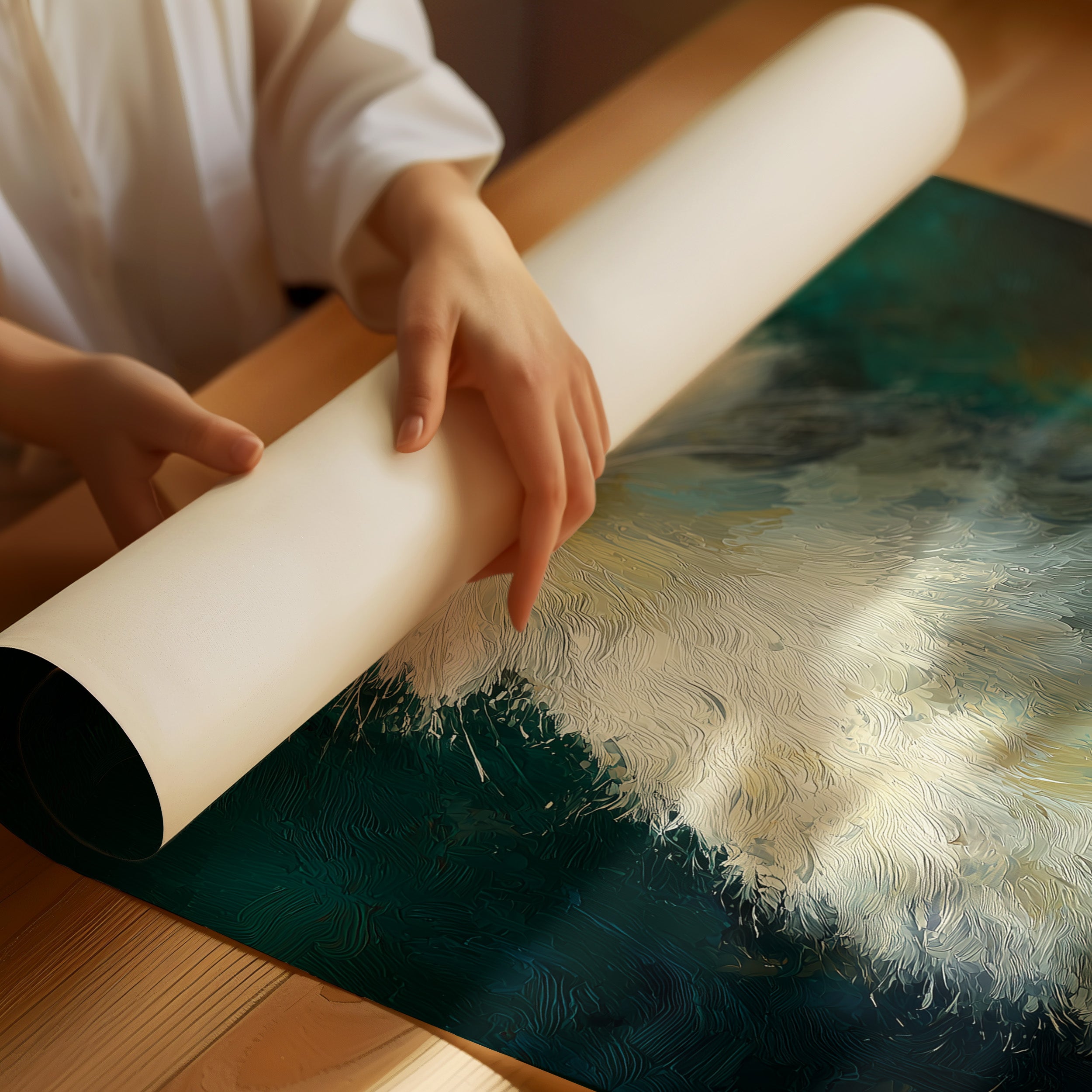 Emerald Eyes Meet Midnight Wonder