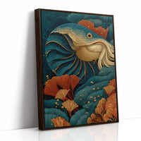Golden Fins Amid the Reef