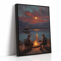 Campfire Under A Jurassic Moon