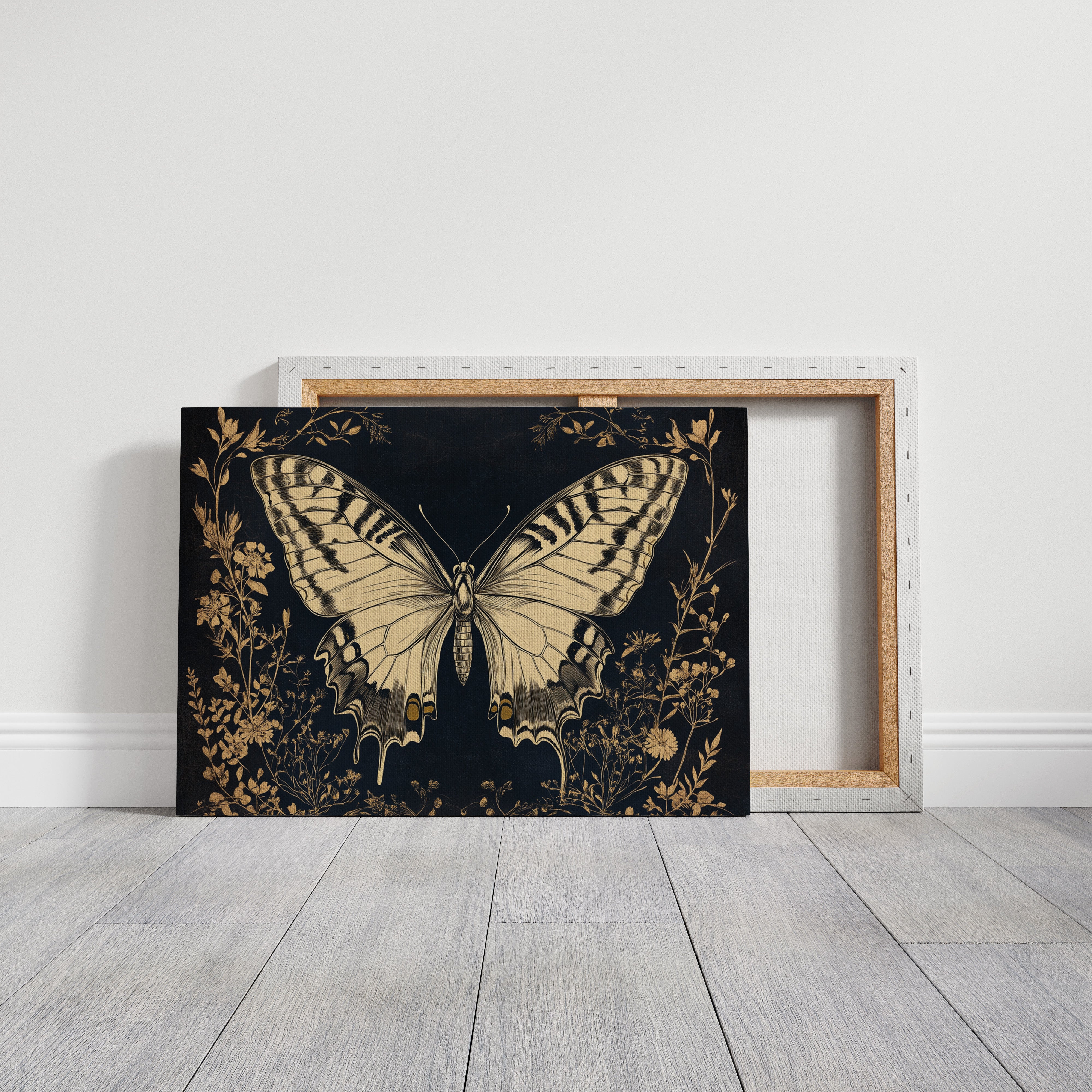 Midnight Garden's Golden Wings Unfold
