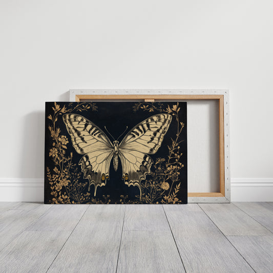 Midnight Garden's Golden Wings Unfold
