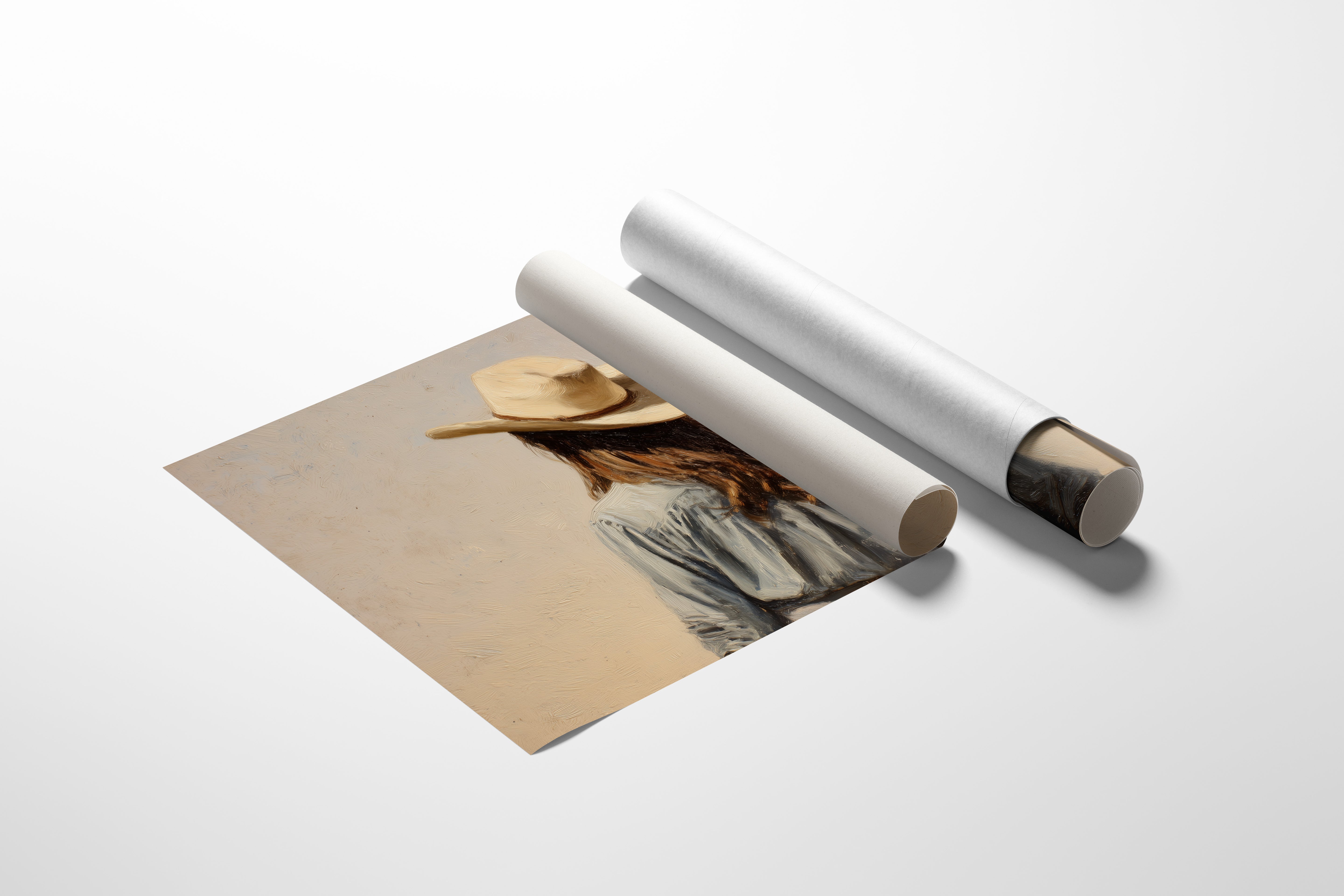 Western Solitude Painted in Cream