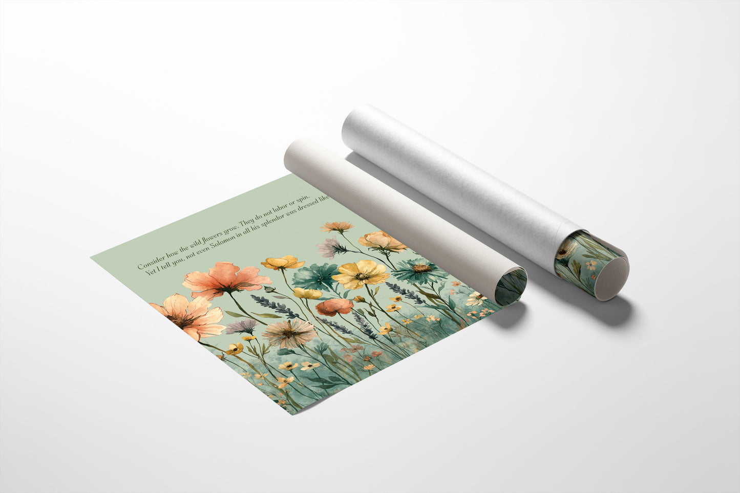 Wildflowers on Sage, Luke 12:27