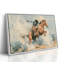 Cowboy Swinging the Lasso