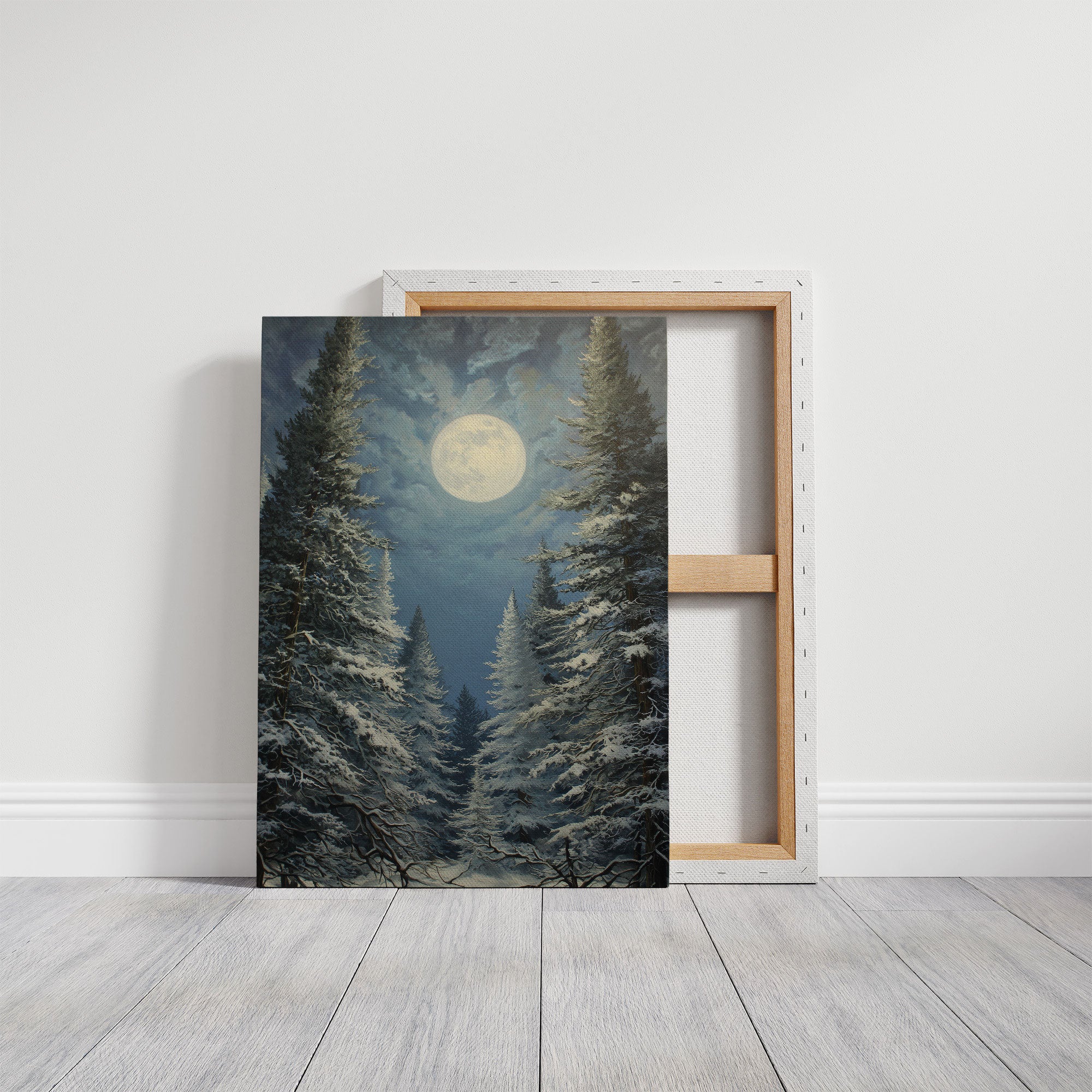 Moonlit Pines Share Winter's Secret