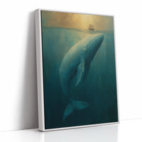 Gentle Giants Below Tiny Ships