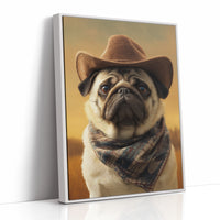Prairie Pug At Sundown