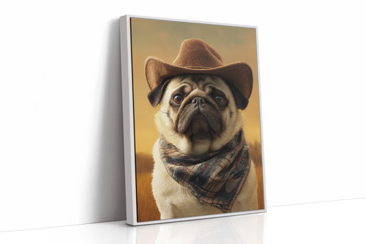 Prairie Pug At Sundown