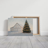 Winter Lights Warm The Barn