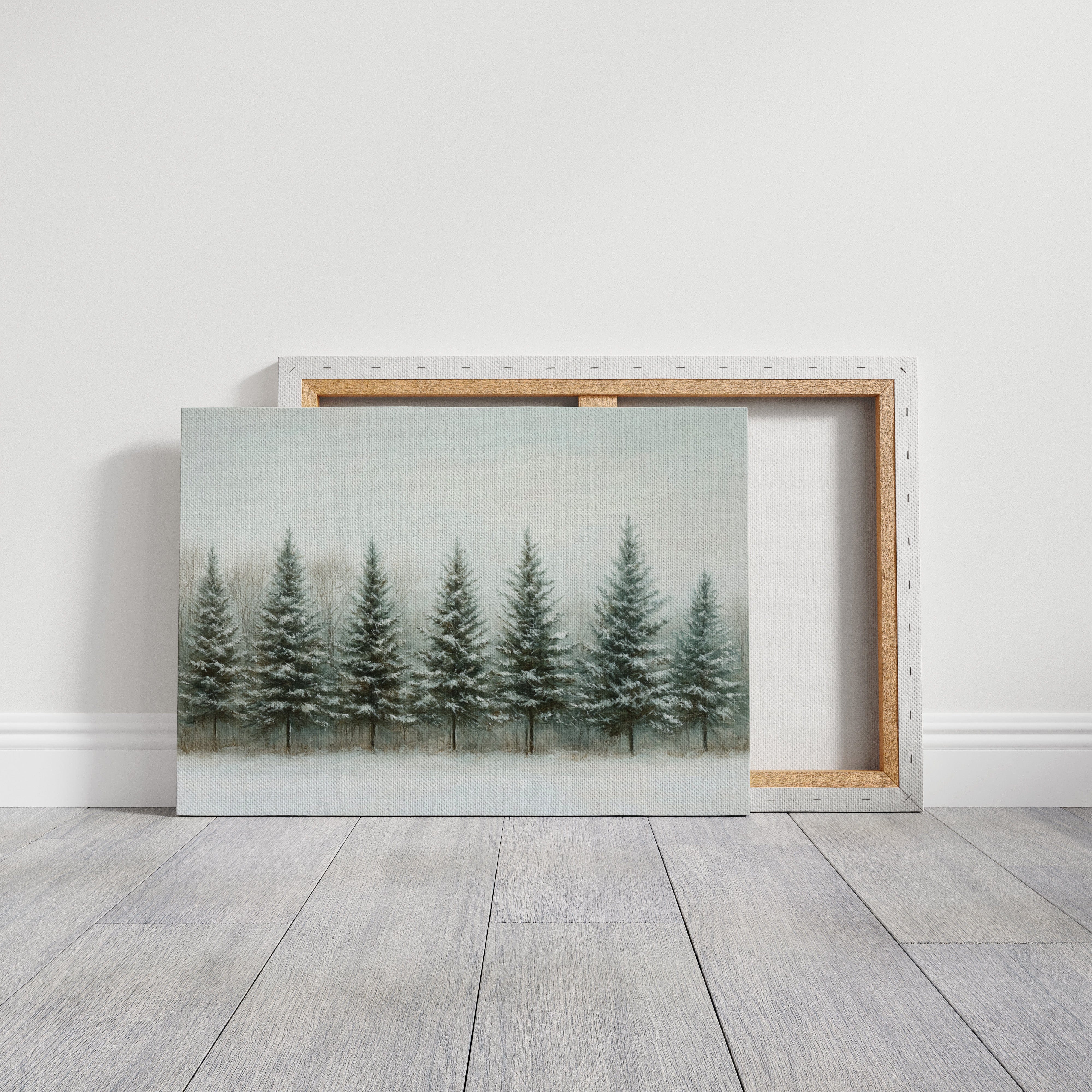Evergreens Stand Their Winter Watch