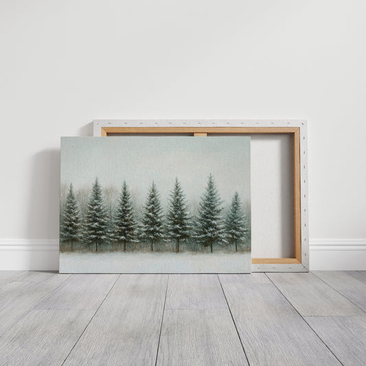 Evergreens Stand Their Winter Watch