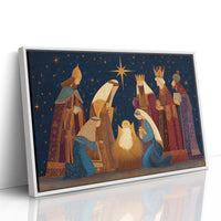 Starlit Kings Follow Golden Light