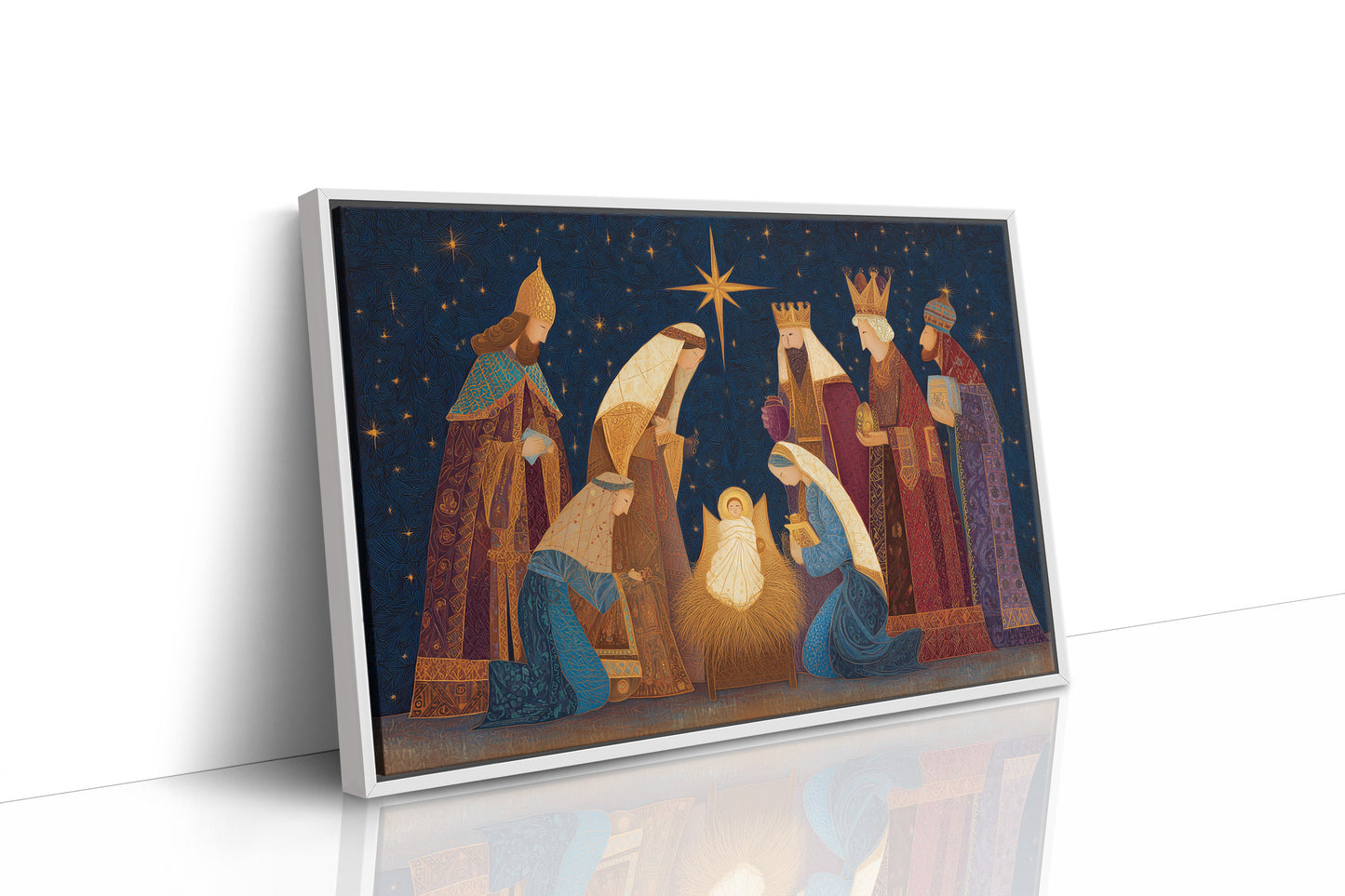 Starlit Kings Follow Golden Light