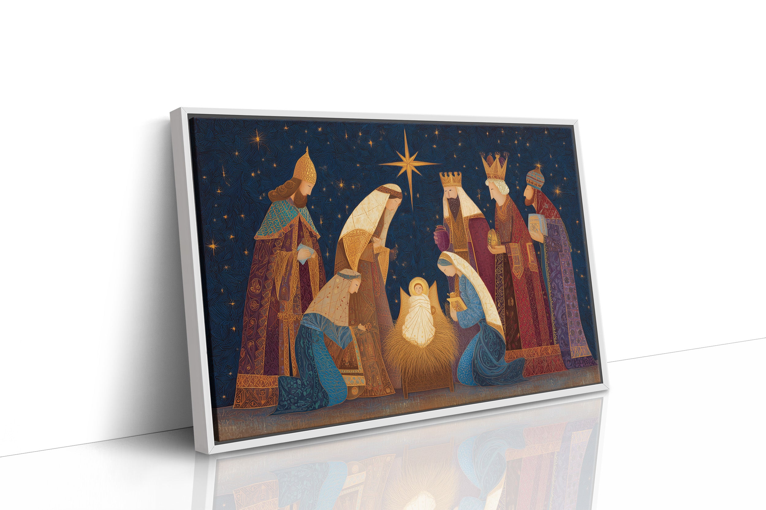 Starlit Kings Follow Golden Light