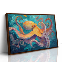 Copper Tentacles Dance Through Turquoise