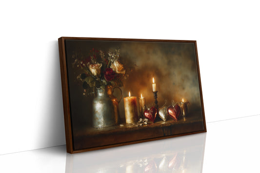 Candlelit Stories Between Leather Spines