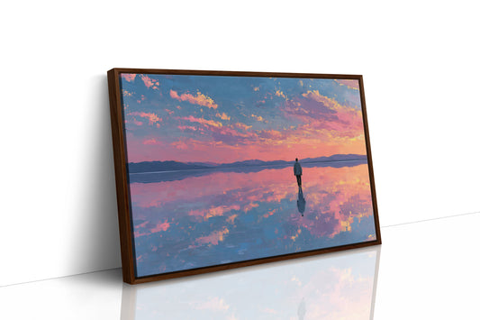 Alone on the Mirror Flat