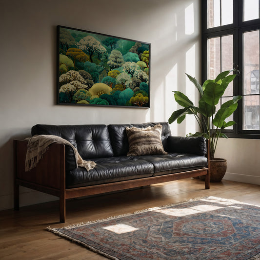 Forest Waves Dance In Emerald Light