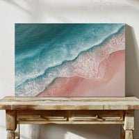 Tides Crafting Their Own Canvas