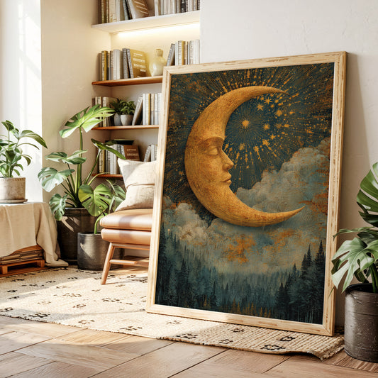 The Moon's Silent Serenade