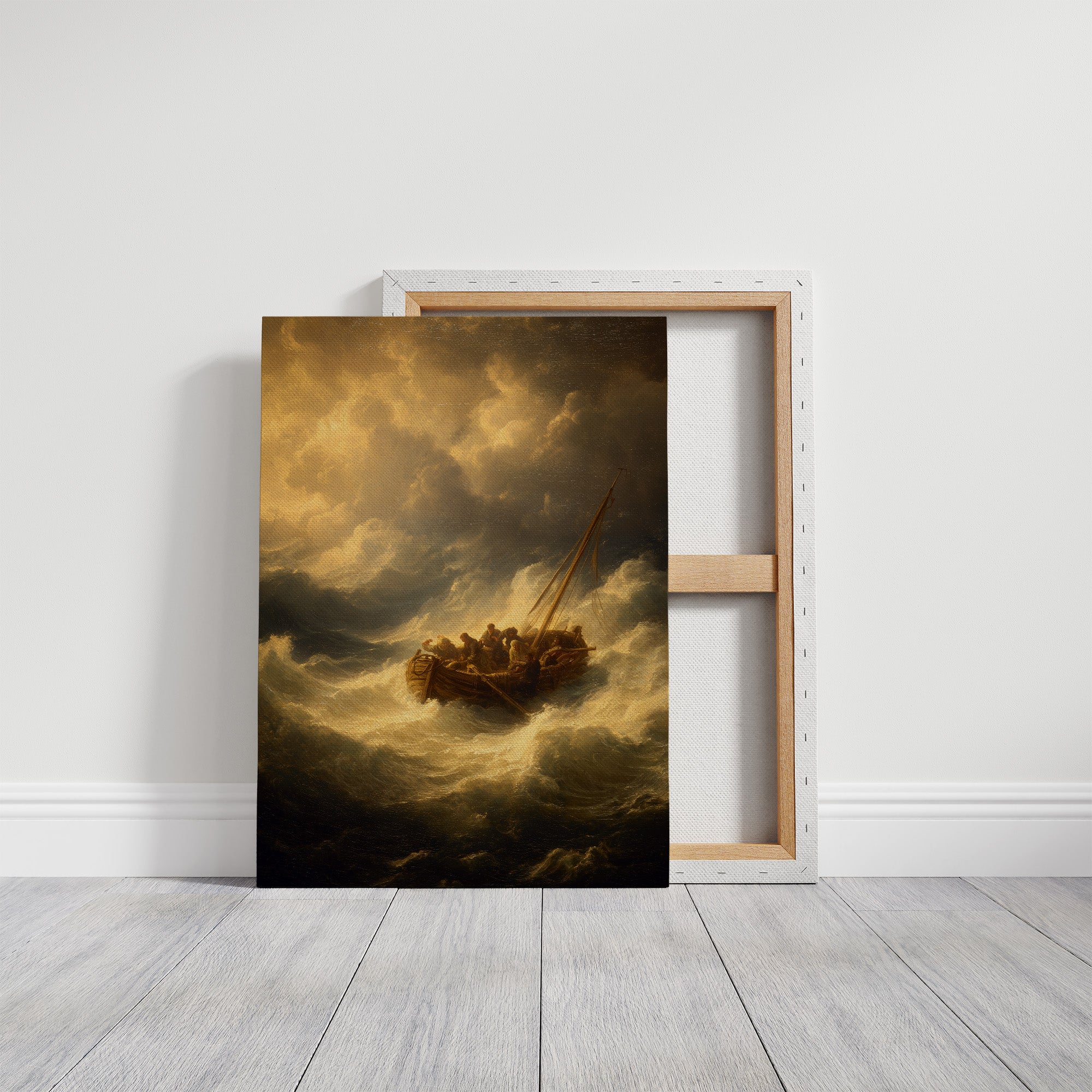 Sailors Brave The Tempest's Fury