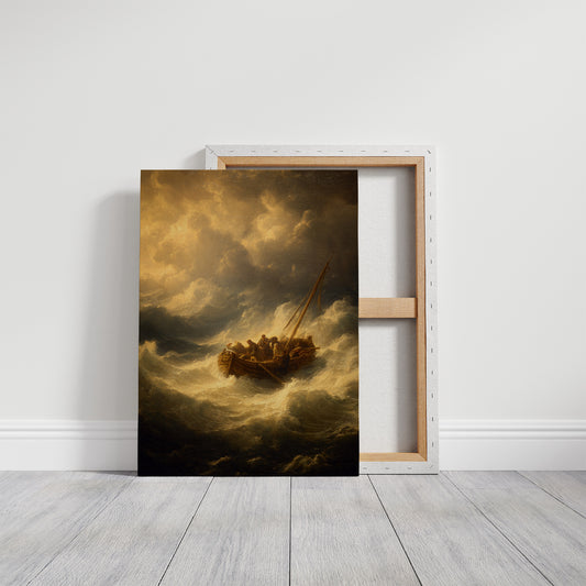 Sailors Brave The Tempest's Fury