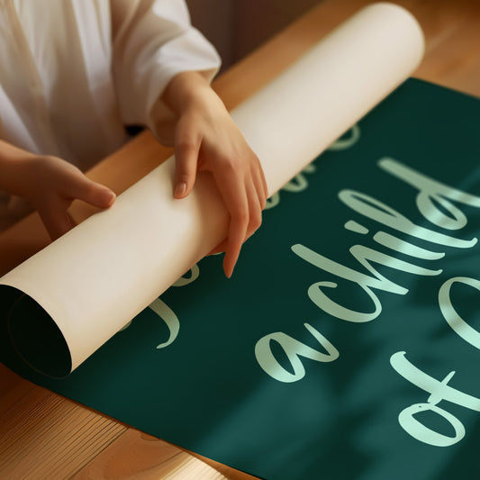 Sacred Words In Mint Glow