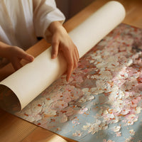 Cherry Blossoms Dance In Morning Light