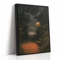 Lantern Glow On A Quiet Path