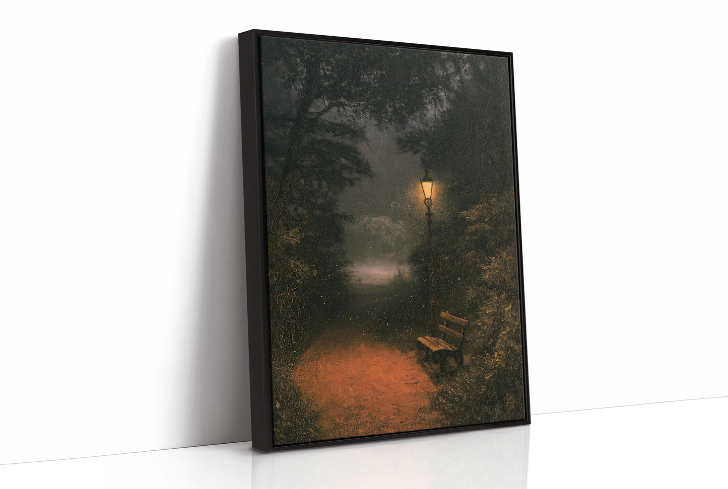 Lantern Glow On A Quiet Path