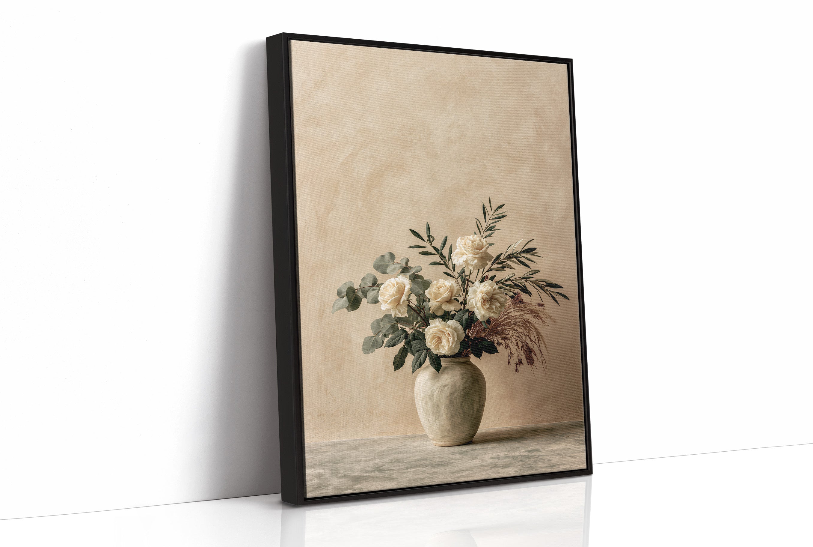 Ivory Roses, Upright & Serene