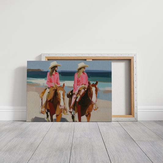 Sisters Riding the Coastal Breeze