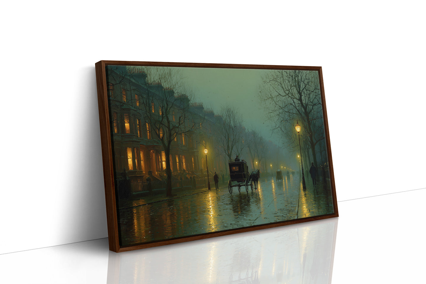 Foggy Streets Await Midnight Carriage