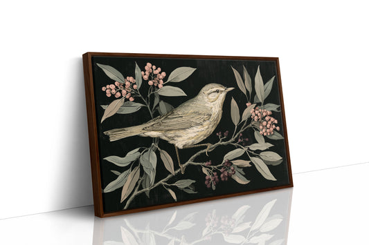 Cream Warbler in the Branches