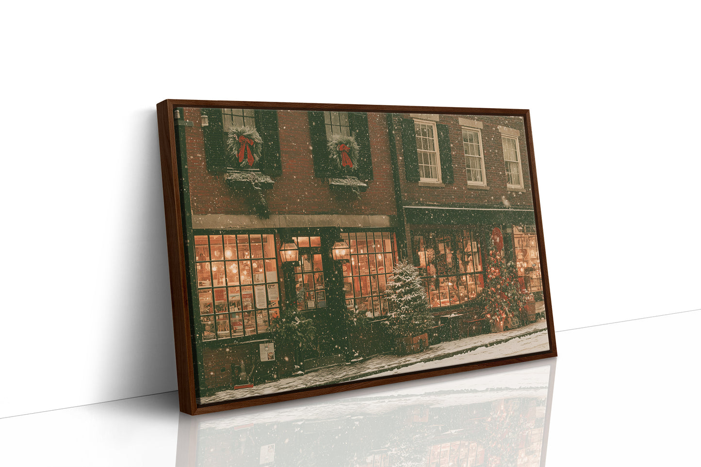 Antique Row, Falling Snow