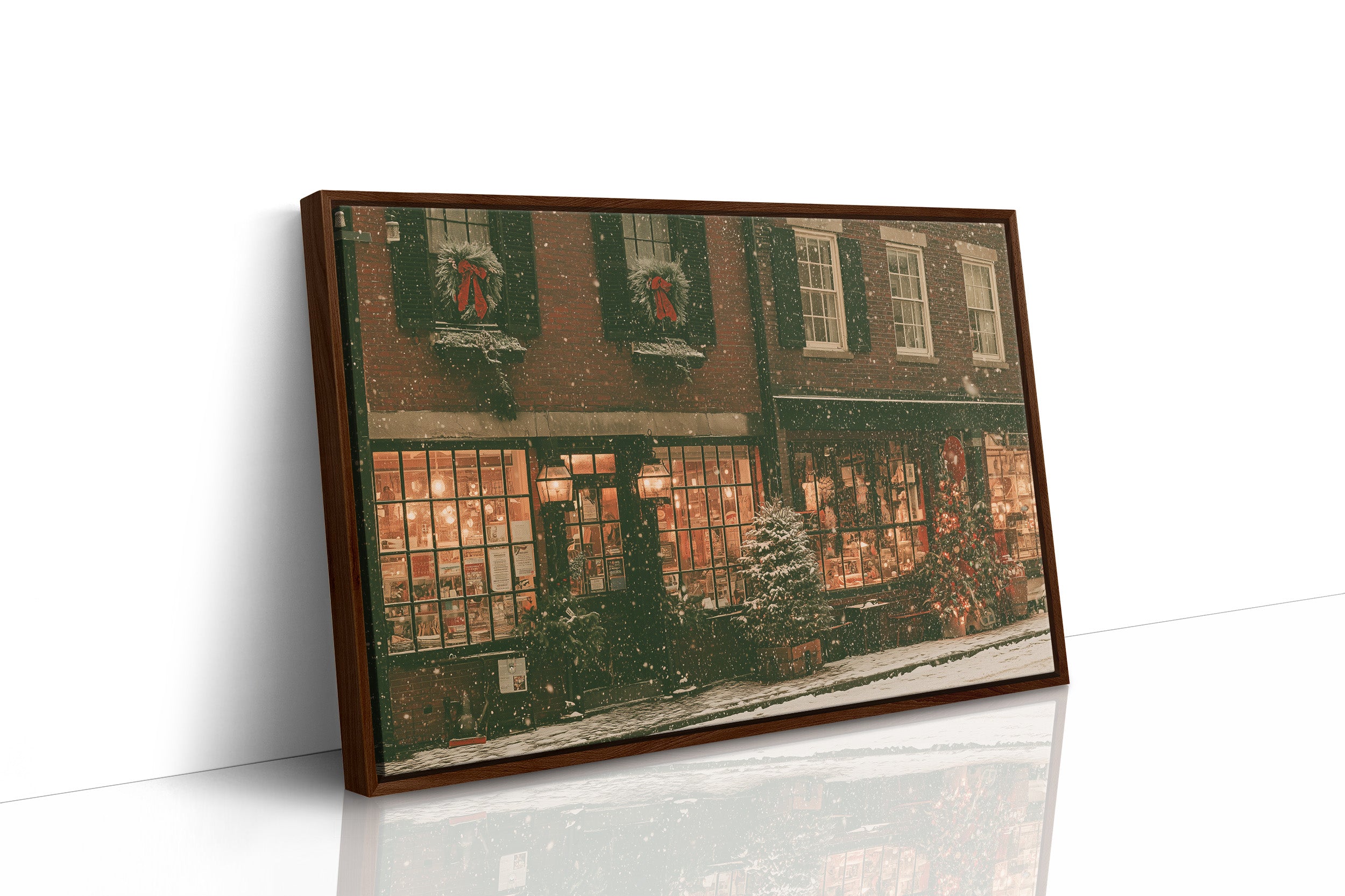 Antique Row, Falling Snow