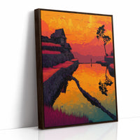Rice Paddy at Golden Hour