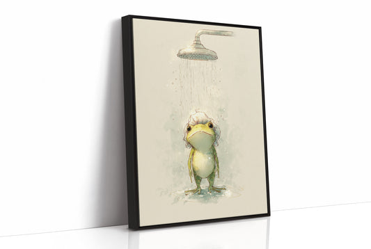 Reluctant Shower Toad's Morning Ritual