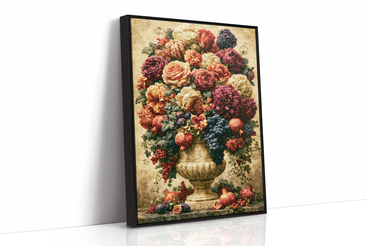 Grapes, Figs & Roses Grand Urn