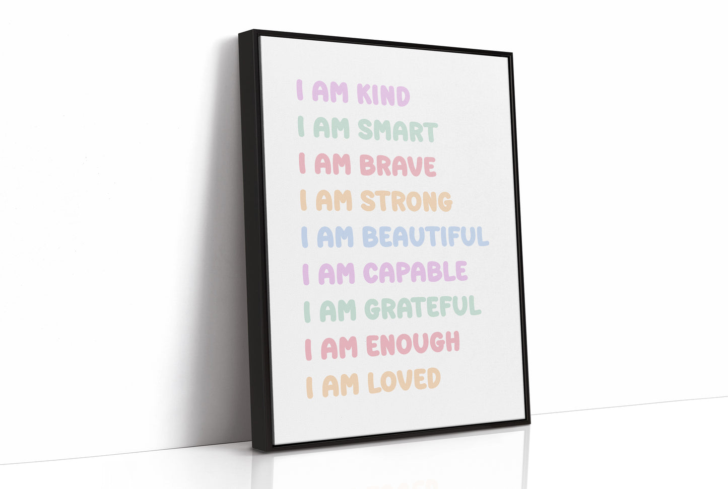 I Am Enough Affirmation Quote Print