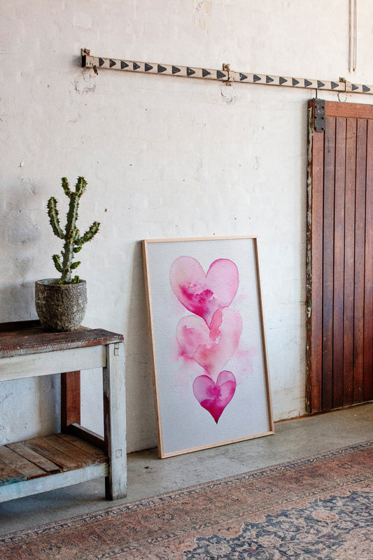 Hearts Unfold in Blush
