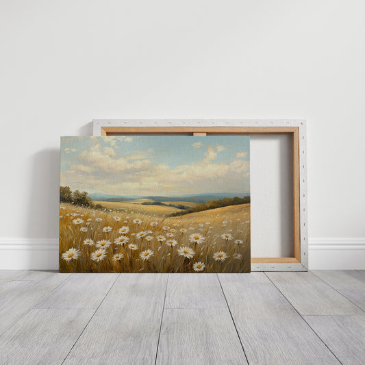 Summer Daisies Dance Through Golden Fields