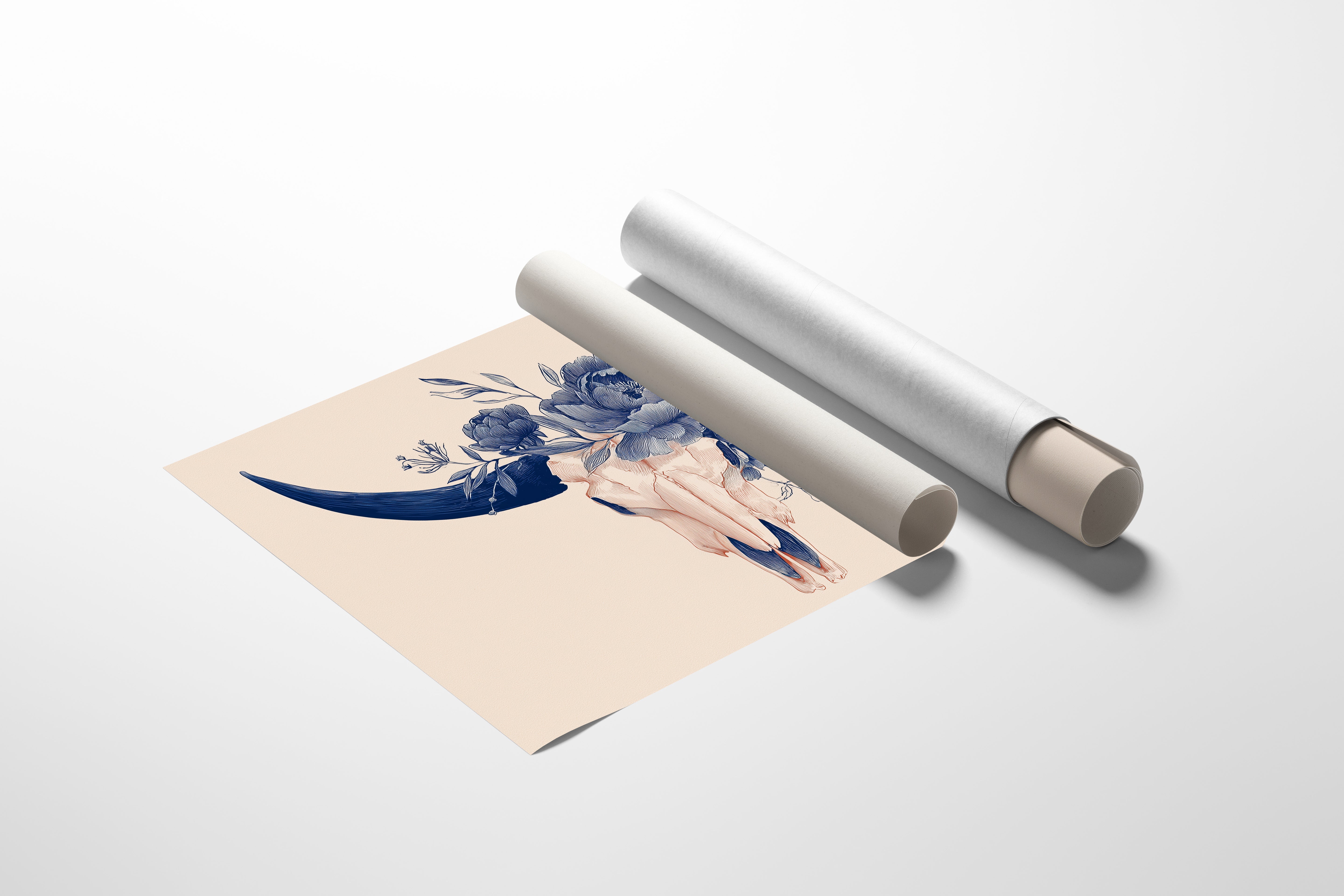 Indigo Blooms Upon Desert Remains