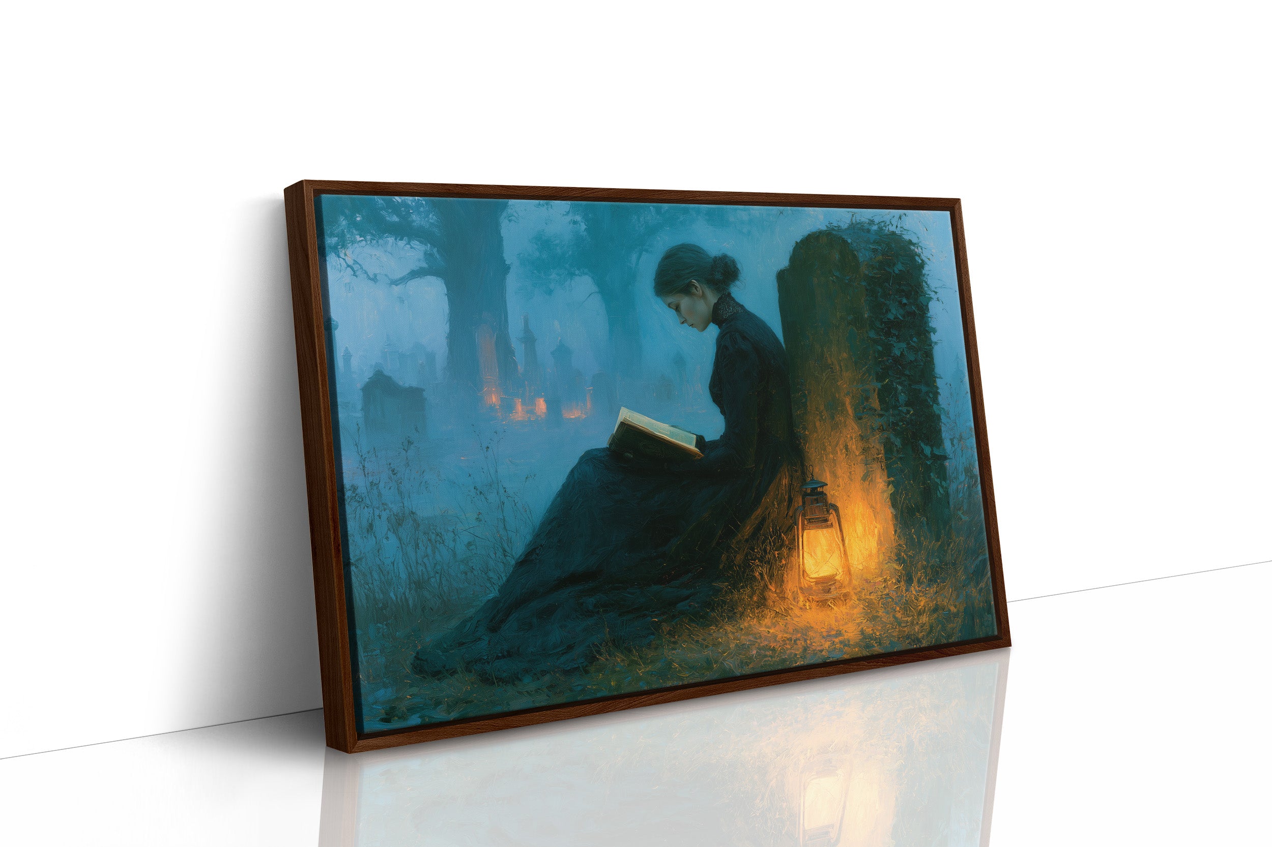 Reading by Lantern Light