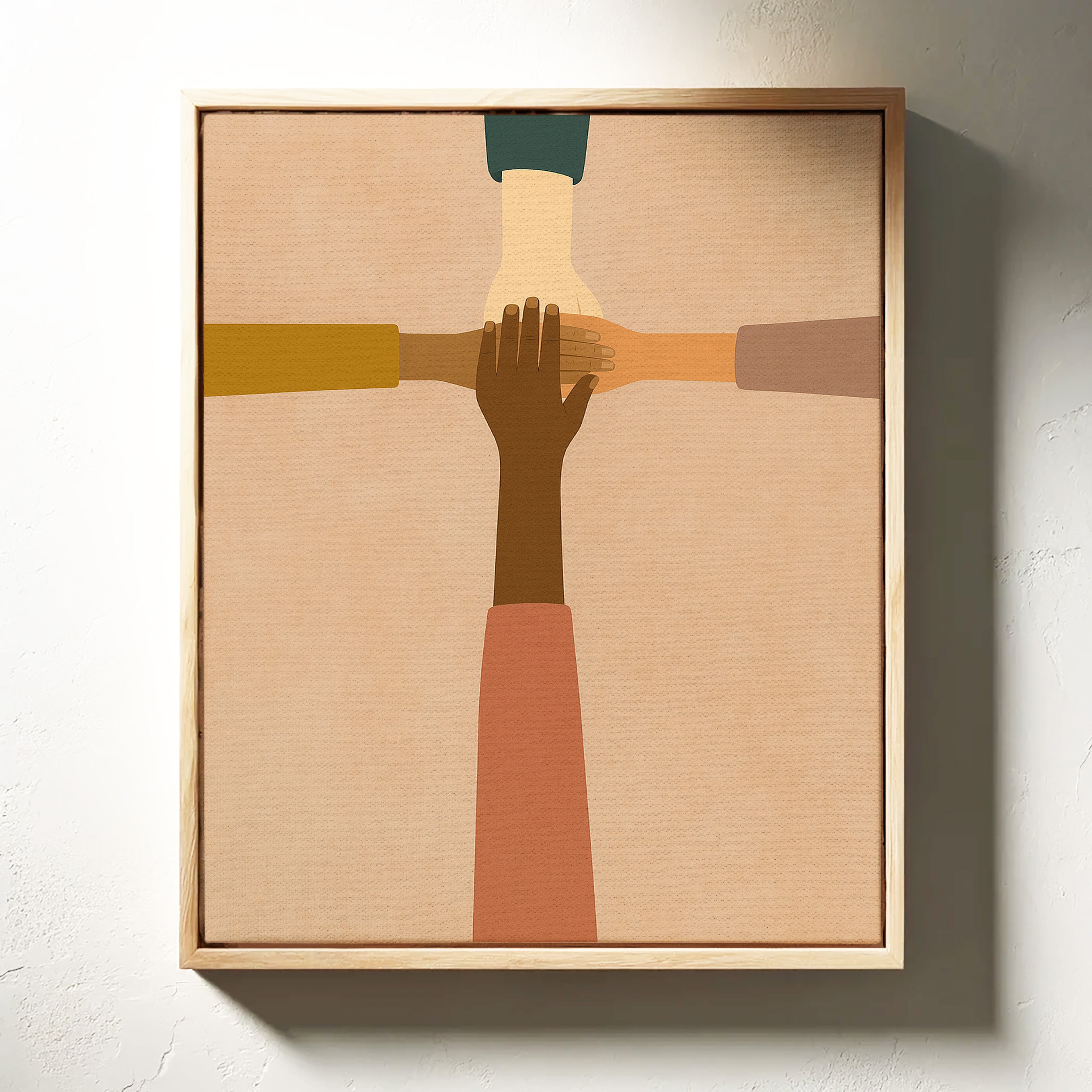 Together in Grace Minimalist Hands