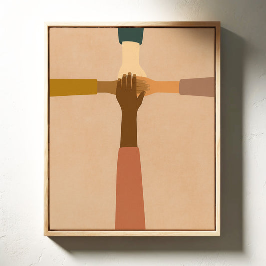 Together in Grace Minimalist Hands